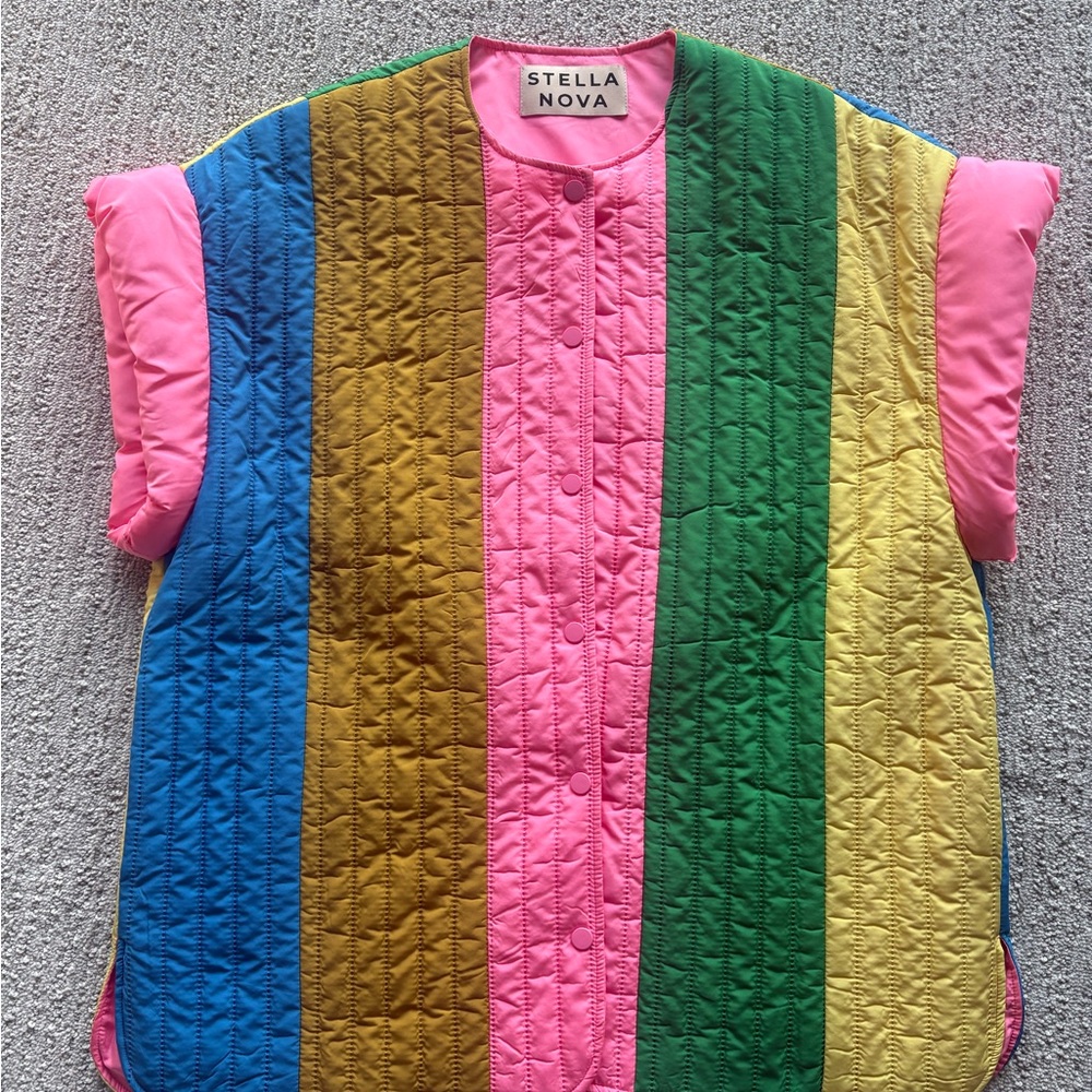 Stella Nova Multicolor Quilted Vest